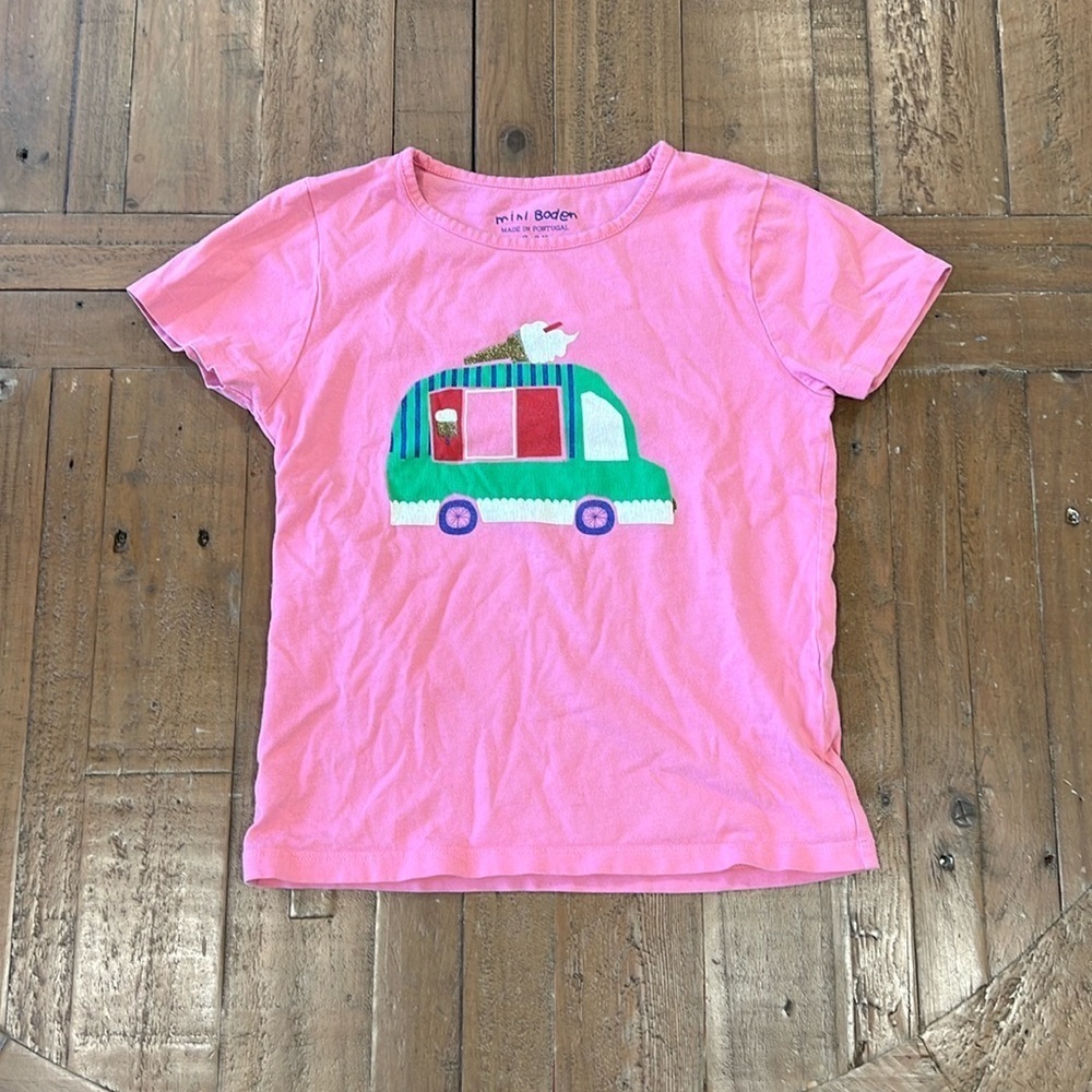 Mini Boden ice cream truck tee